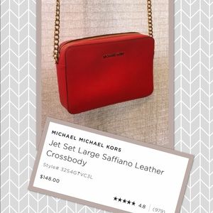 MICHAEL KORS
Jet Set Large Saffiano Crossbody